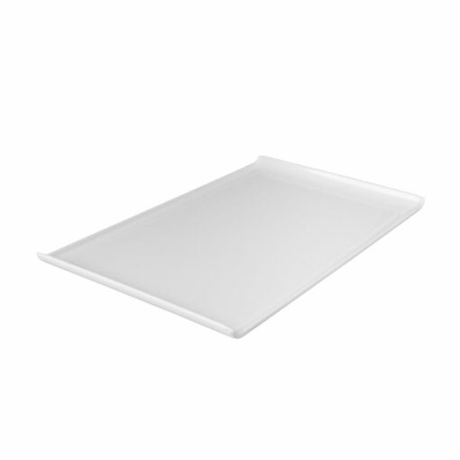 Melamine Rectangular Platter w/Lip 530x320mm White